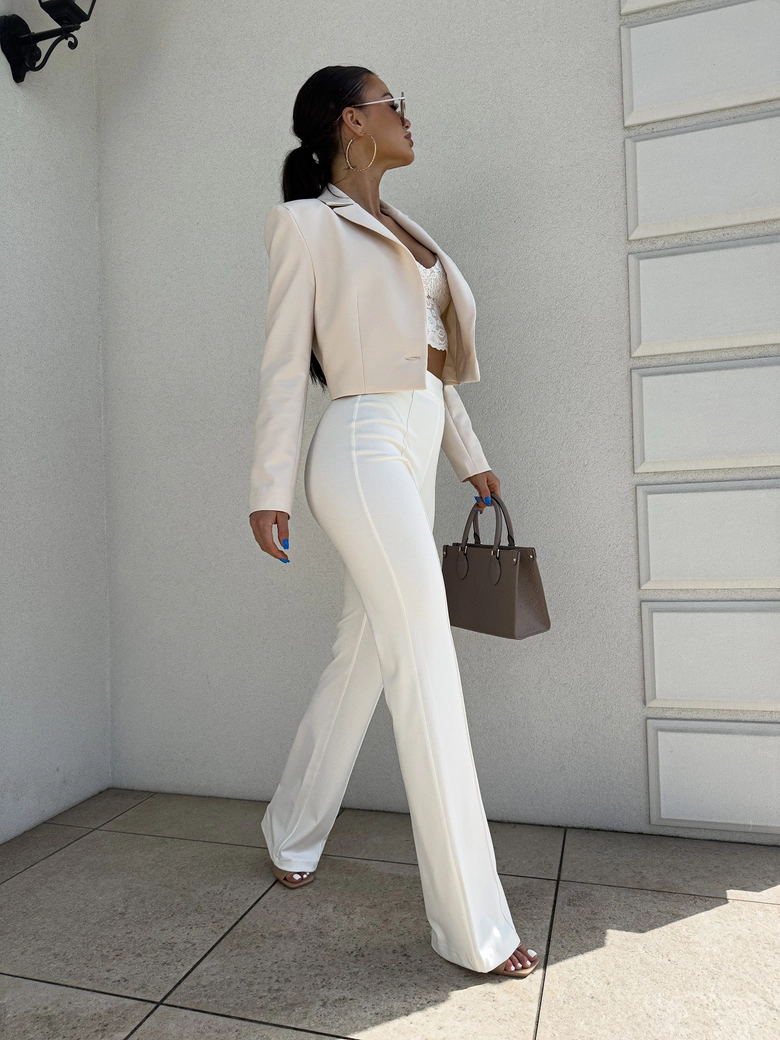 Marynarka SLIM - jasny beż