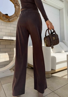 Spodnie LAMIA – czekoladowa