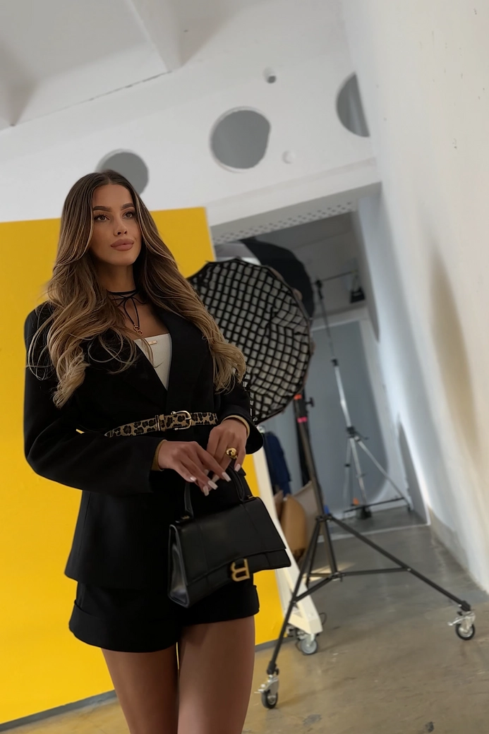 Marynarka damska BG Daylight | czarny R21108