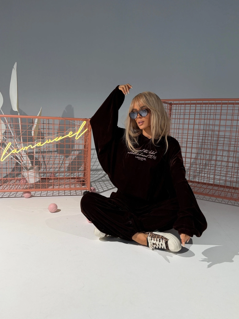 Spodnie NUIT czekolada