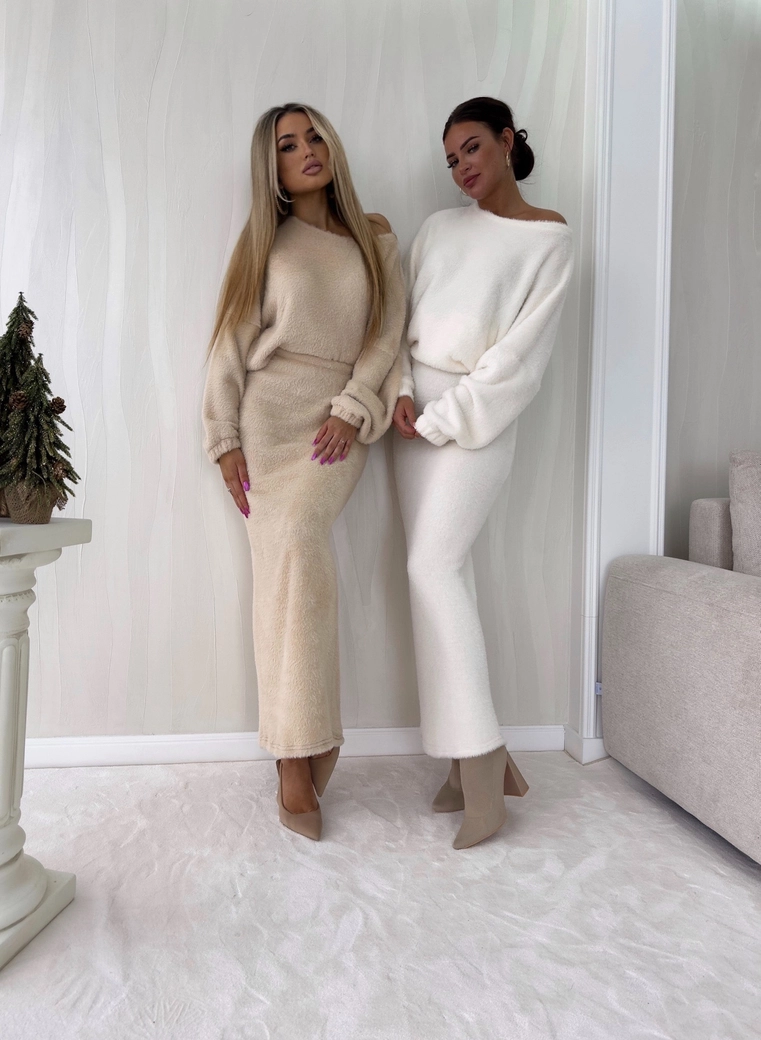 Komplet WINTER - ecru N18990