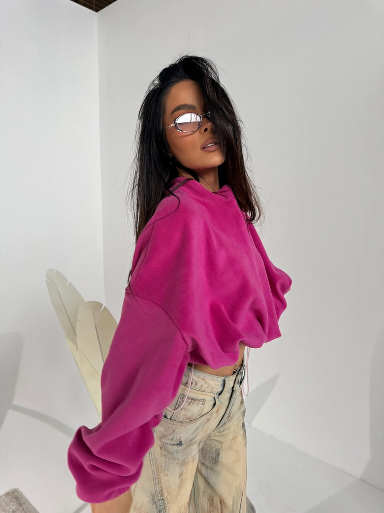 Bluza WARM UP fuksja