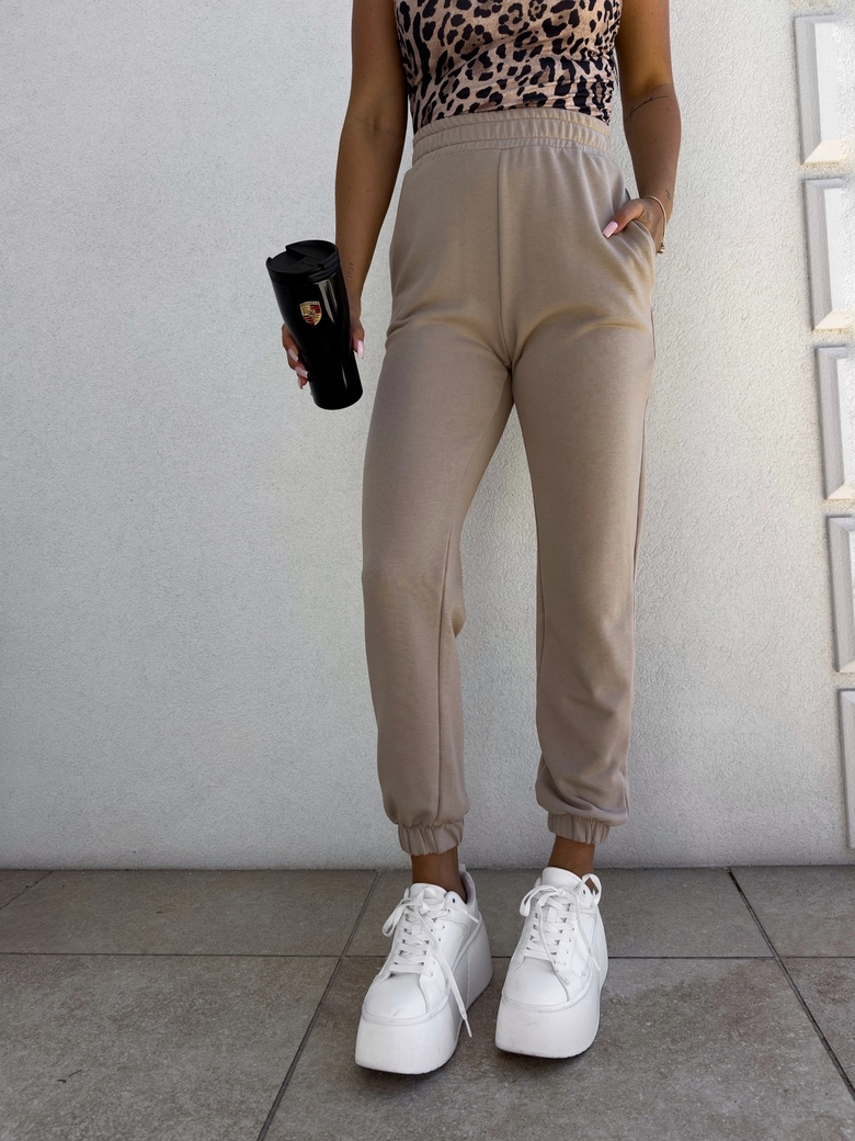 Spodnie dresowe CLASSIC - jasny beż