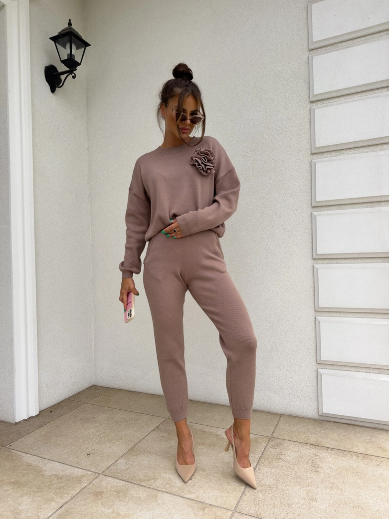 Komplet DELANI LONG – mokka N16589