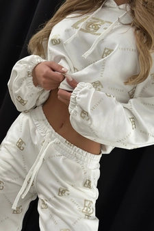 Dres damski BG Holo | biały - złoty N20713