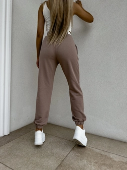 Spodnie DUO COLOR - beżowe T16698