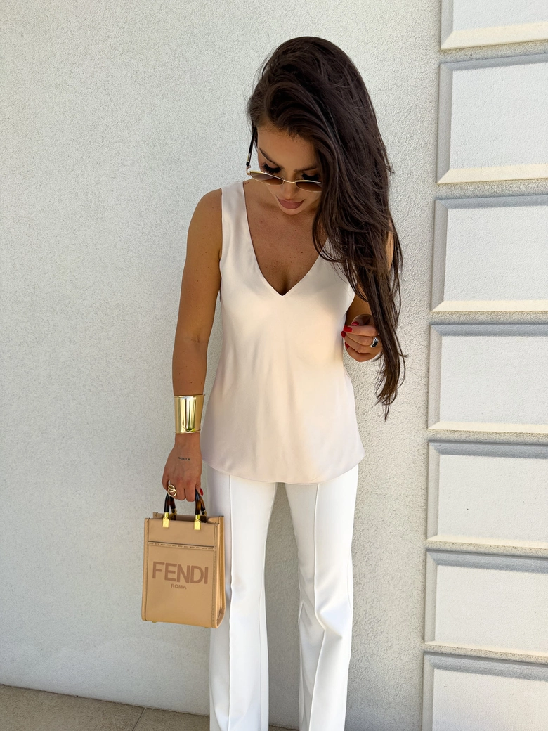 Top SATYNA – jasny beż