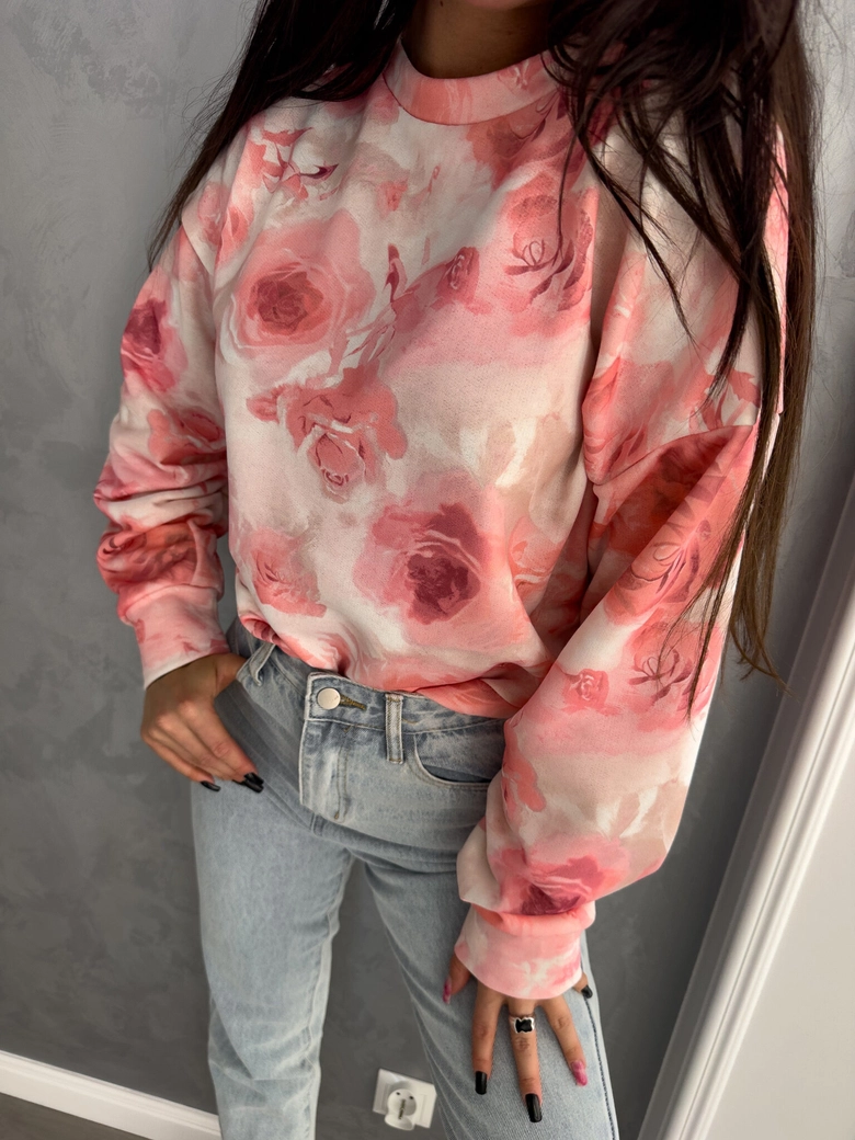Bluza MARC print – peach