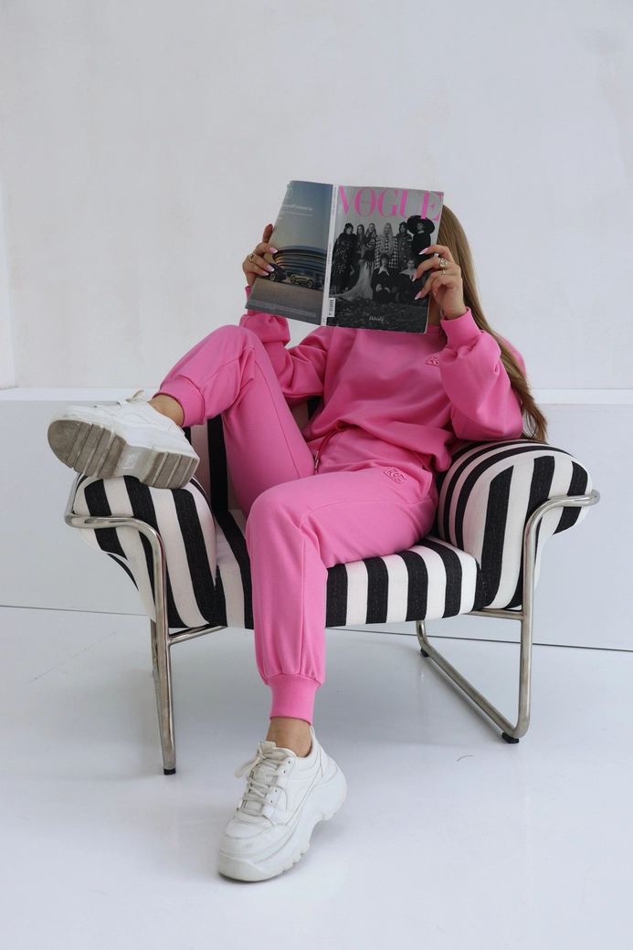 Spodnie damskie BG Brand | róż barbie