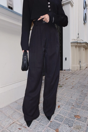 Spodnie TALK TO czarne