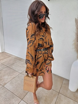 Sukienka MIA - miedziany A16504