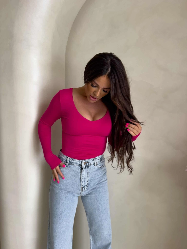 Bluzka VENEZIA - fuksja