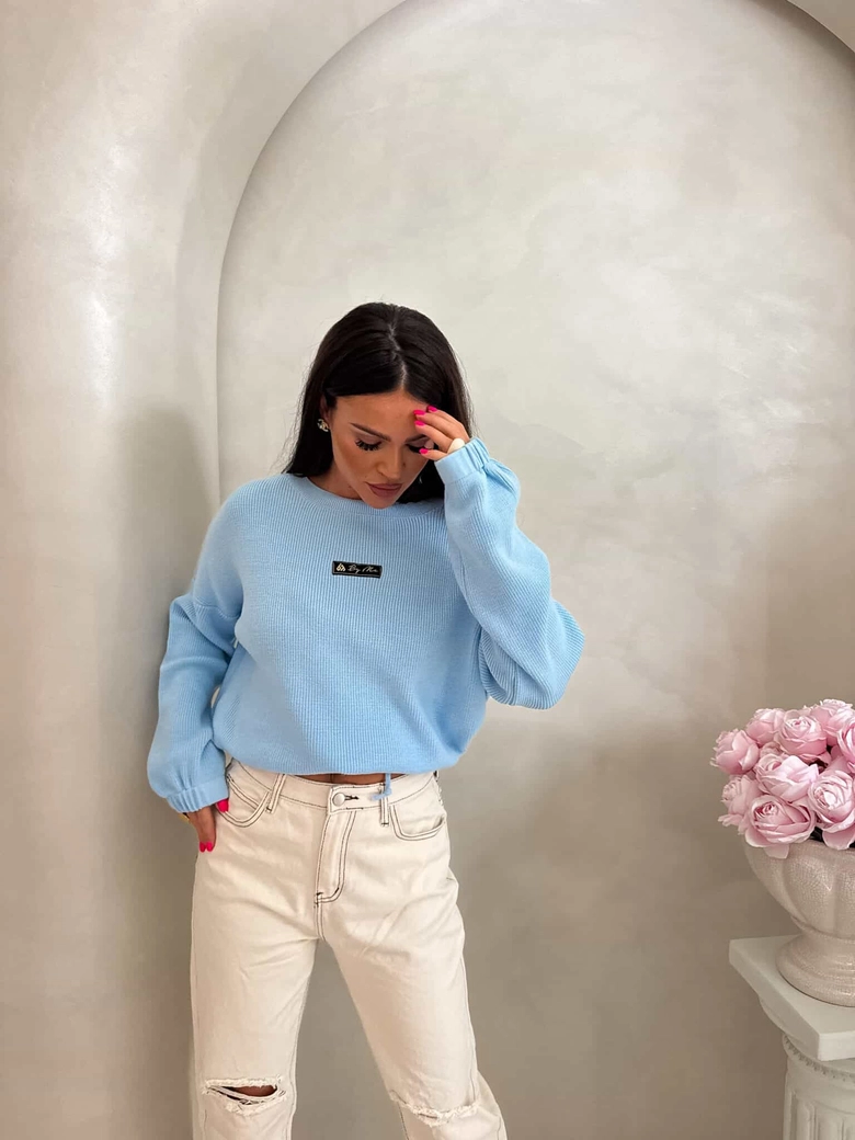 Sweter CANOA – niebieski