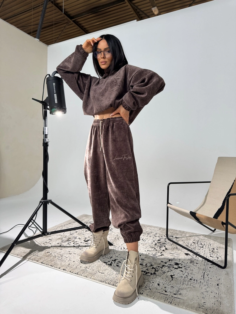 Bluza QUEEN czekolada