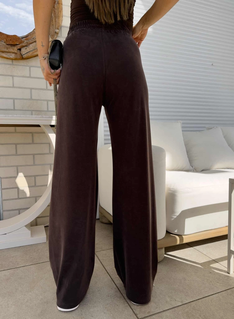 Spodnie LAMIA – czekoladowa