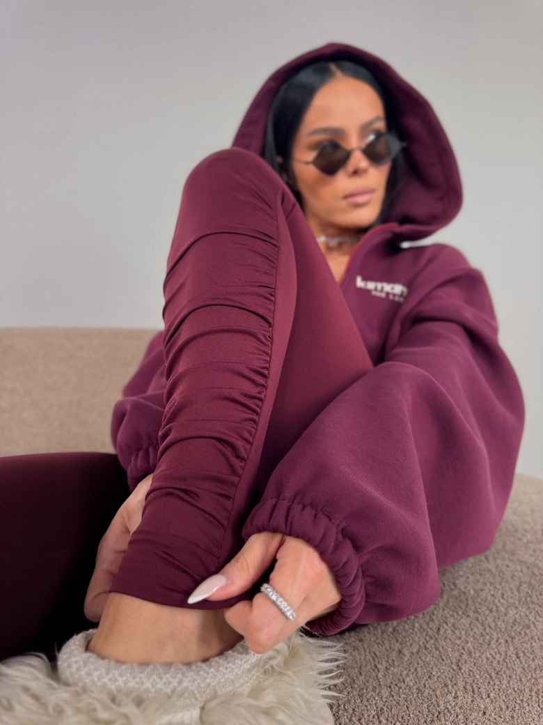 Legginsy CURVE bordo