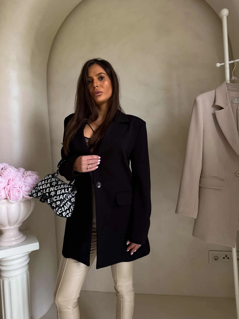 Marynarka LONG – czarna