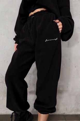 Spodnie THEME czarne