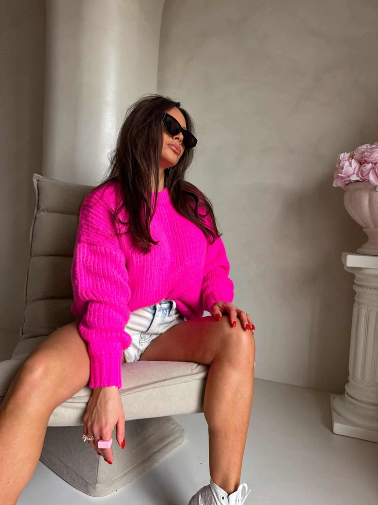 Sweter LEGEND – fuksja
