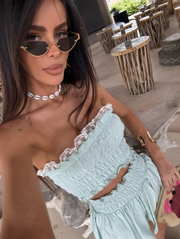 Komplet BEACHY mięta