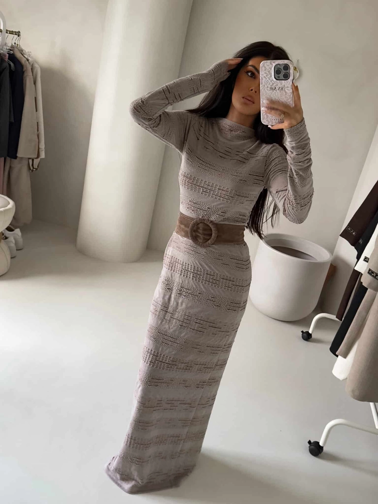 Komplet NIFE – beżowy