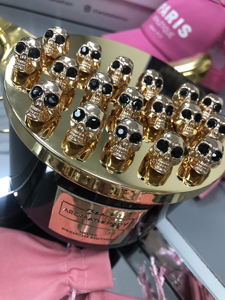 Charms zawieszka ozdoba do butów czaszka X005