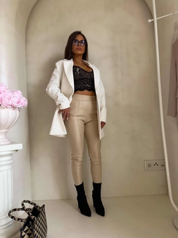 Marynarka LONG – ecru