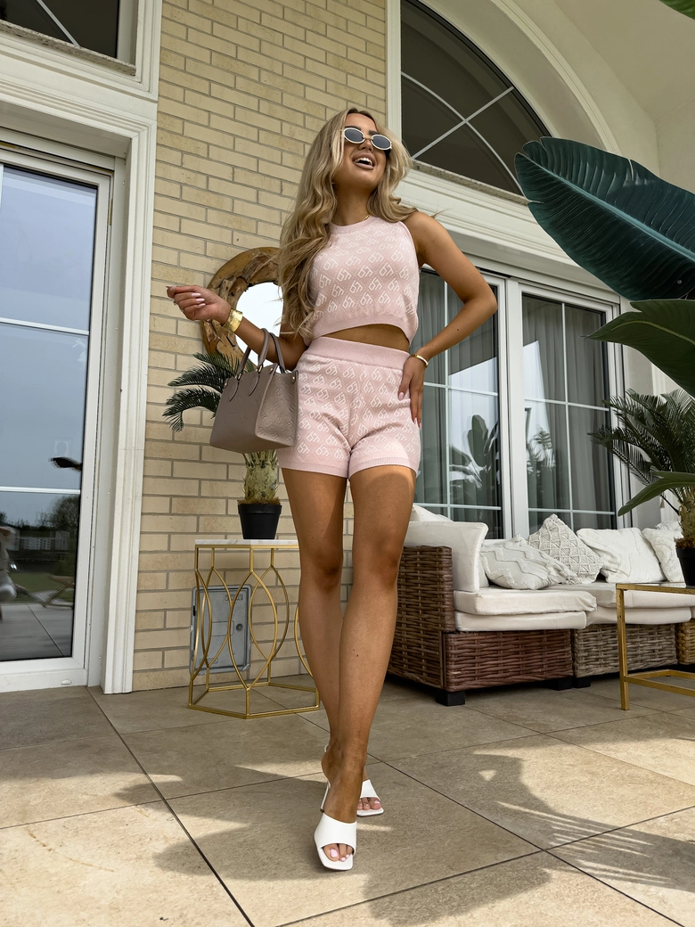 Komplet VACAY – różowy