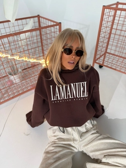 Bluza CREATIVE czekolada