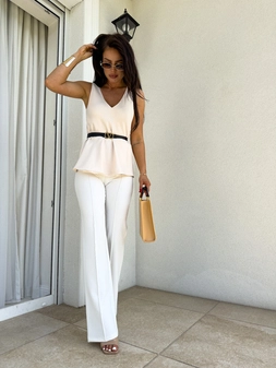 Top SATYNA – jasny beż