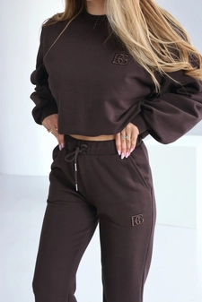 Spodnie damskie BG Brand | gorzka czekolada