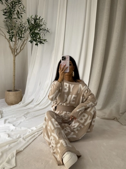 Komplet MORE – beżowy