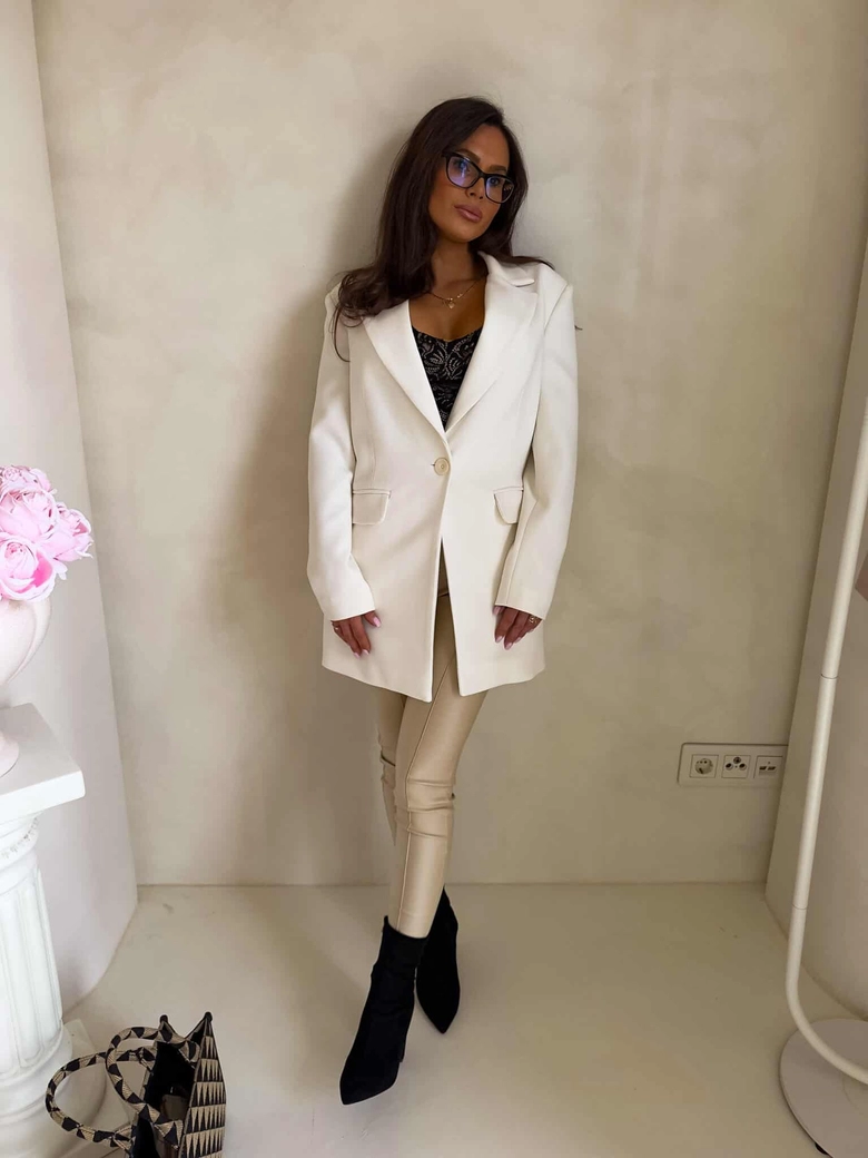 Marynarka LONG – ecru