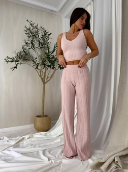 Komplet SAMIRA - pudrowy róż