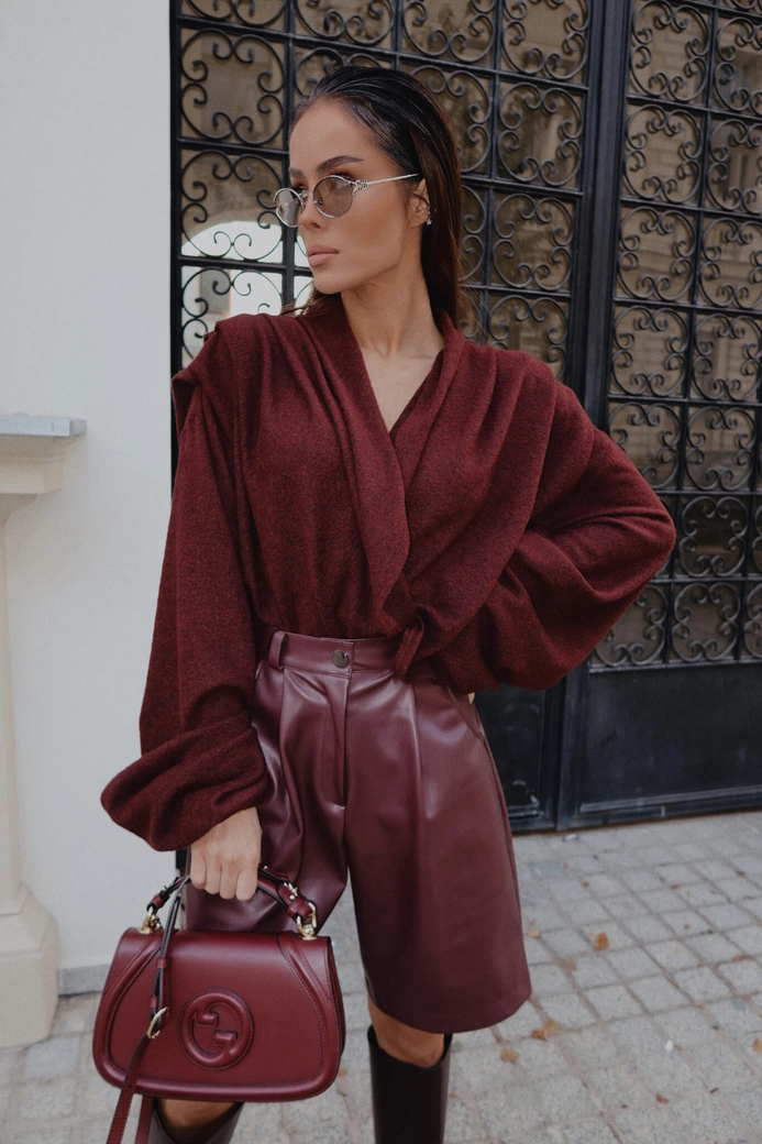 Spodenki GLEAM bordo