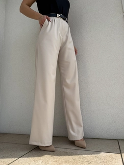 Spodnie SIMPLE - jasny beż T17745