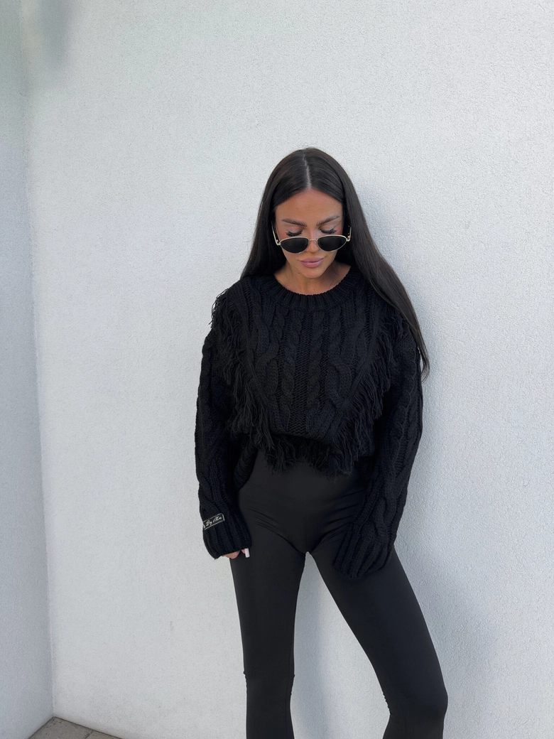 Sweter INDIANA - czarna