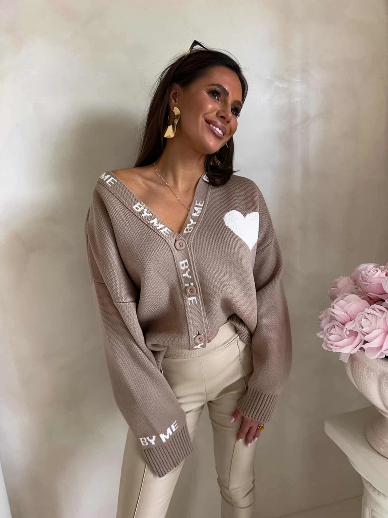 Kardigan SERCA - beżowy