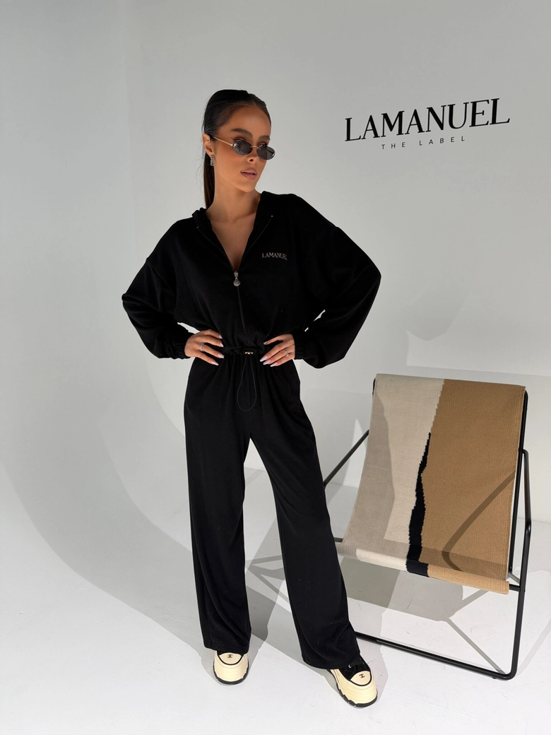 Kombinezon PLEASE czarny