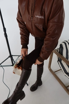 Skarpety GEAR czekolada