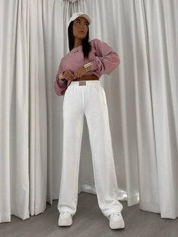 Bluza COTTON - brudny róż