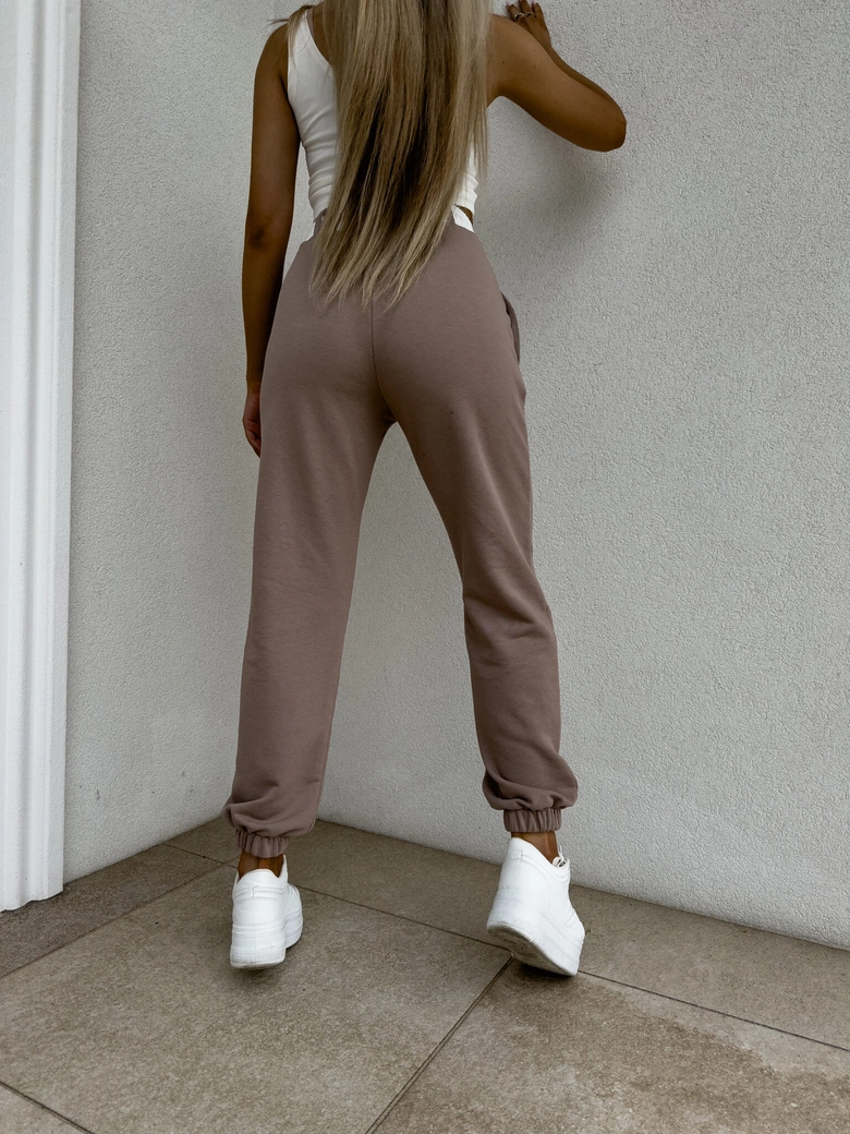 Spodnie DUO COLOR - beżowe T16698