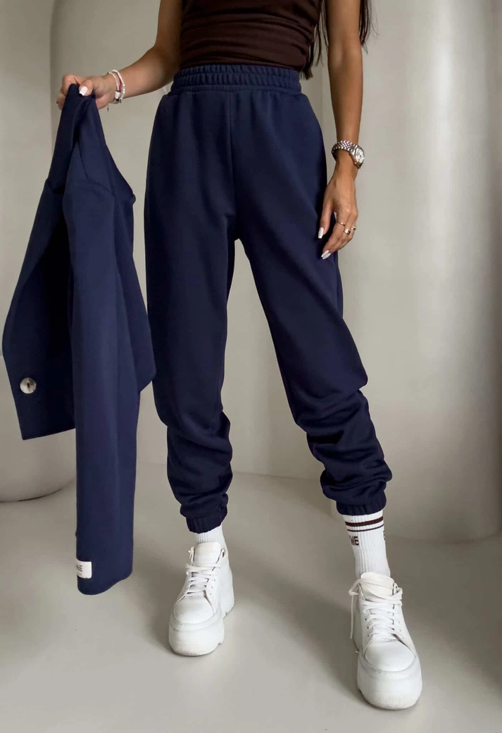 Spodnie dresowe CLASSIC - granatowe