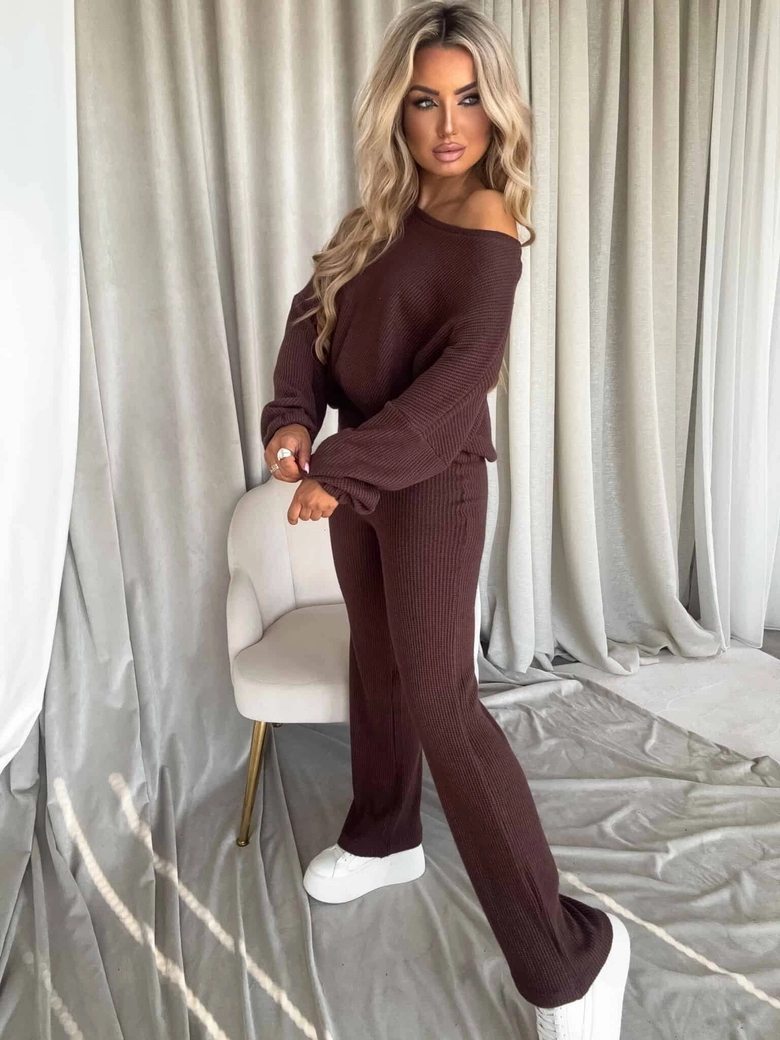 Komplet ANGEL – czekoladowy