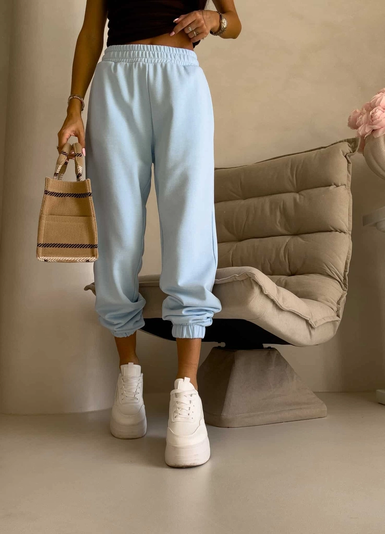 Spodnie dresowe CLASSIC - baby blue