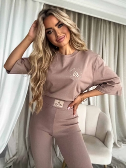 T-SHIRT PREMIUM - mokka