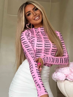 Bluzka SKIN MIU – jasny róż