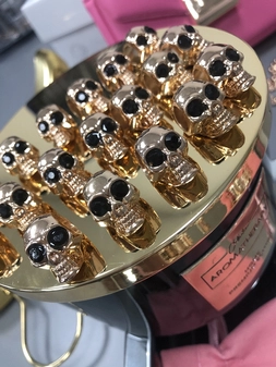 Charms zawieszka ozdoba do butów czaszka X005