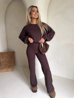 Komplet ANGEL NEW – czekoladowy