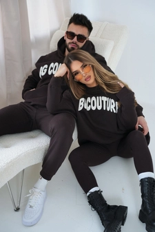 Bluza damska BG Heya | gorzka czekolada